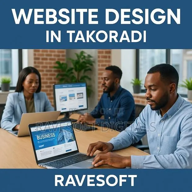 Ravesoft Website Design in Takoradi – Modern Affordable · Photo 1