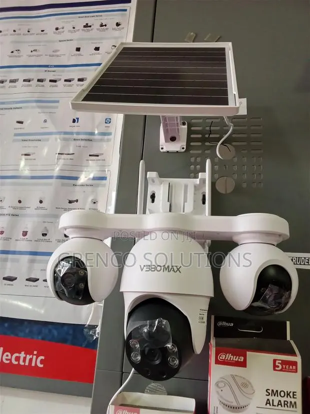 4g Ultra Hd V380 Max Solar Tripple Camera · Photo 1