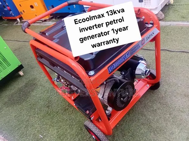 Ecoolmax 13kVA Petrol Inverter Generator Enjoy Convenient Backup Power · Photo 1