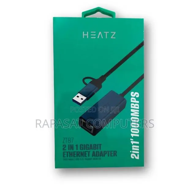Heatz Zt87 2-in-1 Gigabit Ethernet Adapter · Photo 1