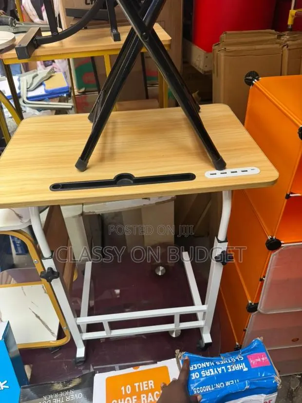 Adjustable Laptop Table With Usb · Photo 1