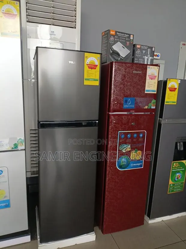 TCL 165L Fridge, Freshness Made Easy, or Small Size, Big Chill. · Photo 1