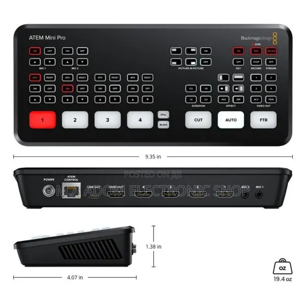 Atem Mini Pro With 4 Hdmi Out Put 2 Audio Input · Photo 1