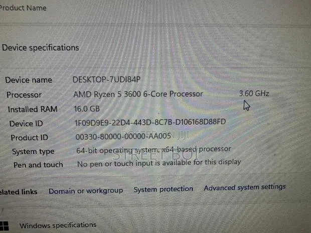 Desktop Computer Asus TUF Gaming FX10CP 16GB AMD Ryzen 5 HDD+SSD 500GB · Photo 1