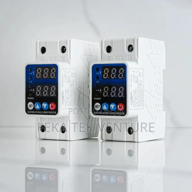63A 2P Adjustable Over/Under Voltage Protector · Photo 1