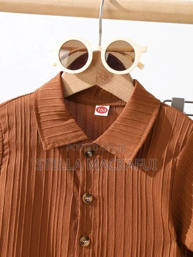 Brown Trousers With Shirt for 1-5yrs · Photo 4