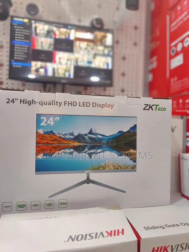 Zkteco Screen 24 Inch Monitor FHD Led Display · Photo 1