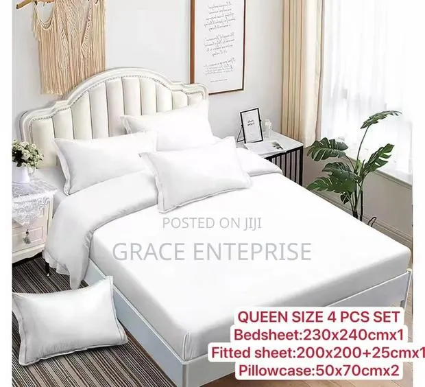Neat and Clean Fitted Sheet Available in Diff Colors · Photo 1