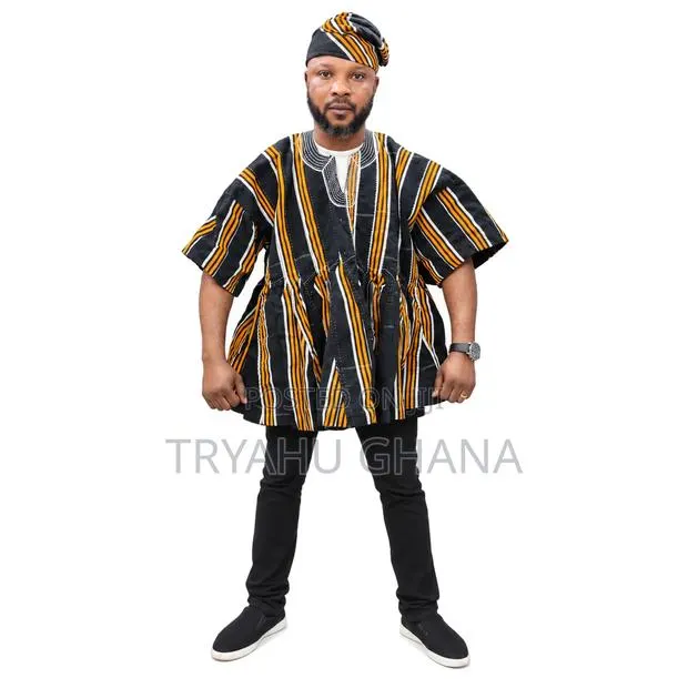 Final Day Sales- Premium Handmade Ghanaian Fugu- Smocks at Best Price · Photo 1