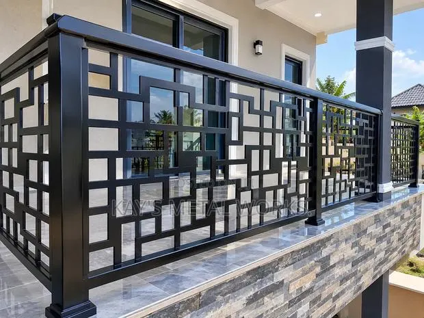 Laser Cut Metal Balustrade | Modern Balcony Railing · Photo 1