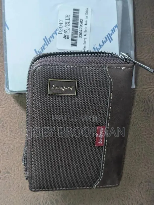 Baellerry Rfid Simple Simple Men Zipper Wallets Luxury Brand · Photo 1
