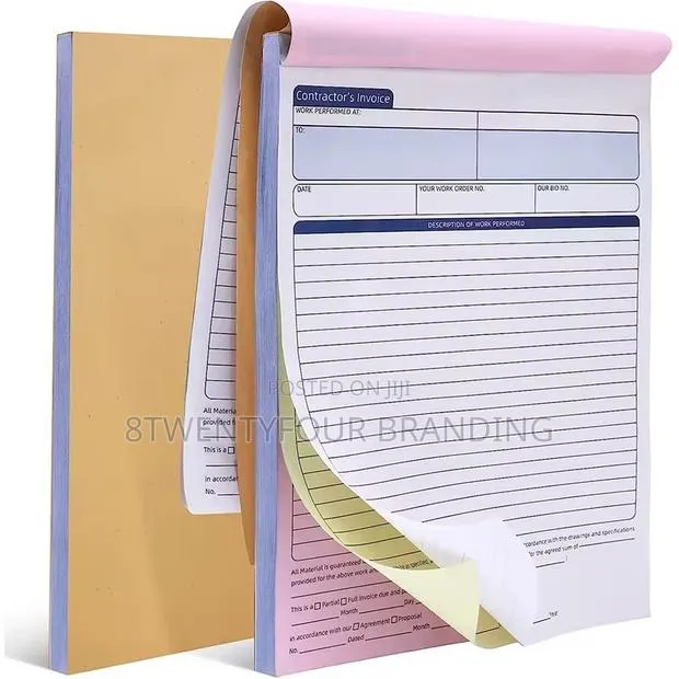 Receipt/Invoice Booklets (A5 Sizes Minimum Order 50pcs ) · Photo 1