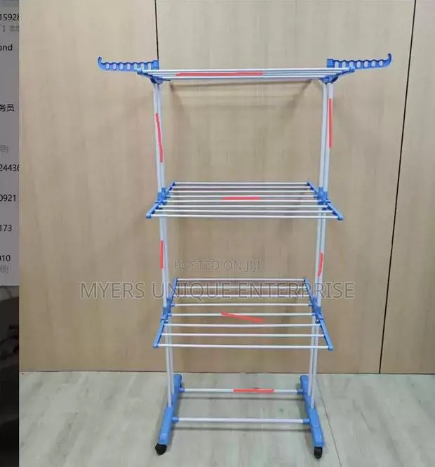 50kg Clothes Drying Stand 4 Layers-Rust Resistant · Photo 1