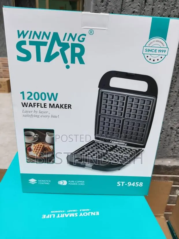 Winning Star ST-9458 1200W Waffle Maker · Photo 1