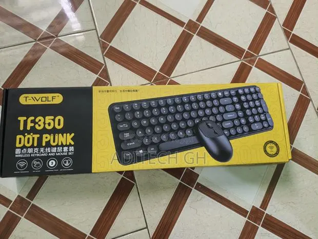 Original T-Wolf Tf350 Wireless Mechanical Keyboard and Mouse · Photo 1