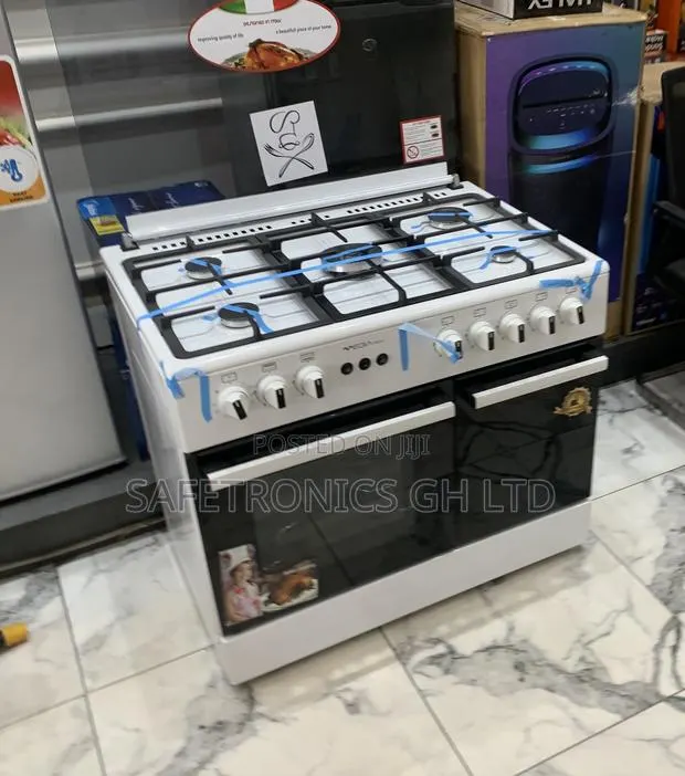 Super Reliable Mediatech 60x90 White Gas Cooker · Photo 1