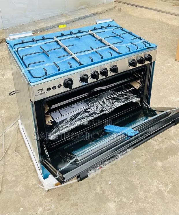 Newly Stock Grey 5 Gas Cooker Oven Grey Nasco 60x90 · Photo 1