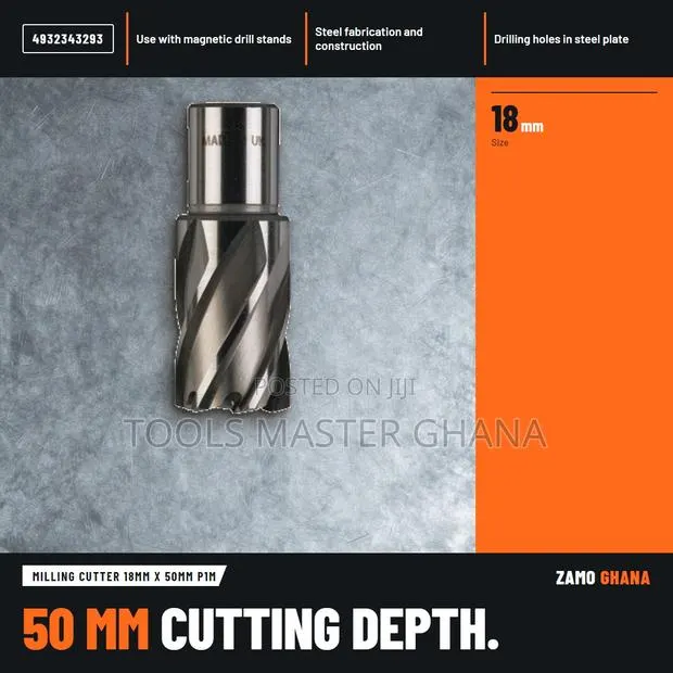 Milling Cutter 18Mm X 50Mm P1M - · Photo 1