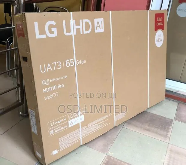 Authentic Lg 65" Ua73 Uhd Ai Tv · Photo 1