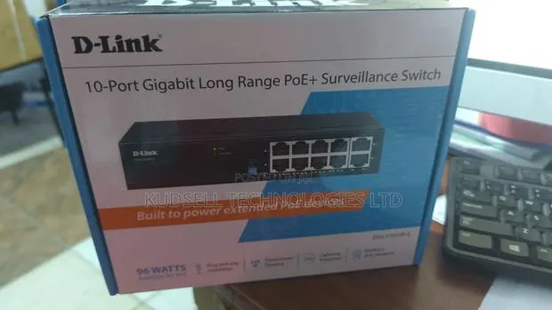 D Link DGS-F1010p-E 8ge Poe+ 2ge Uplink 250m Poe Switch · Photo 1
