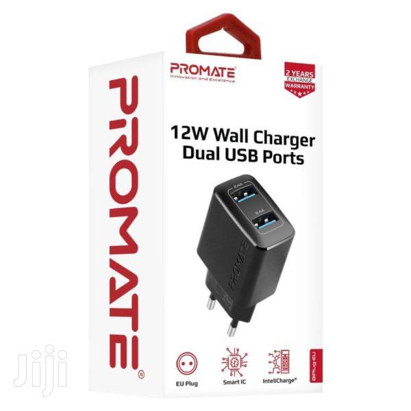 Promte Biplug | 12W Wall Charger With Dual USB Ports · Photo 1