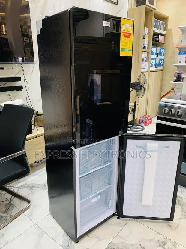 Very Cool Price Double Door 196l Fridge Nasco Black · Photo 1