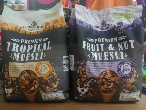 Tropical Muesli & Fruit and Nut Muesli Crownfield 750g · Photo 1
