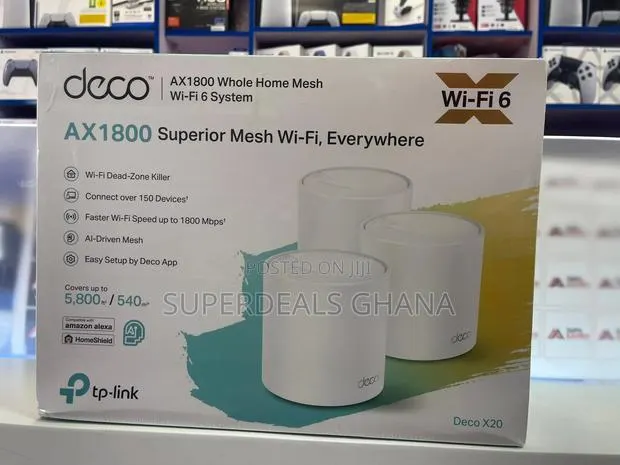 TP Llink Deco X20 AX1800 Whole Home Mesh Wi-fi 6 System · Photo 1