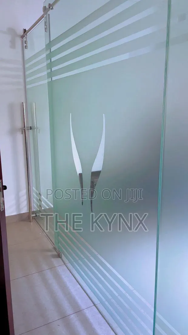 Frosted Glass Sticker Installation · Photo 1