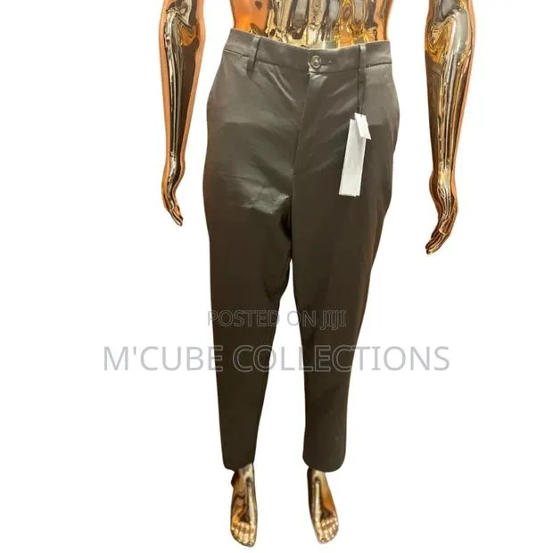Olive Slim Chino Trousers · Photo 1