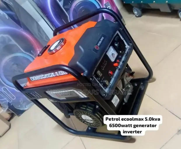 Petrol Inverter 5.0kva 6500watt Ecoolmax Generator 5.0kva · Photo 1