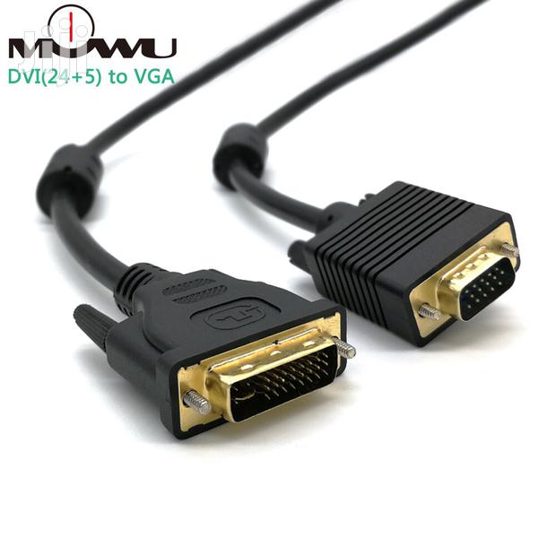 Dvi-I Male to Vga Male 15 Pin Video Cable 5m · Photo 2