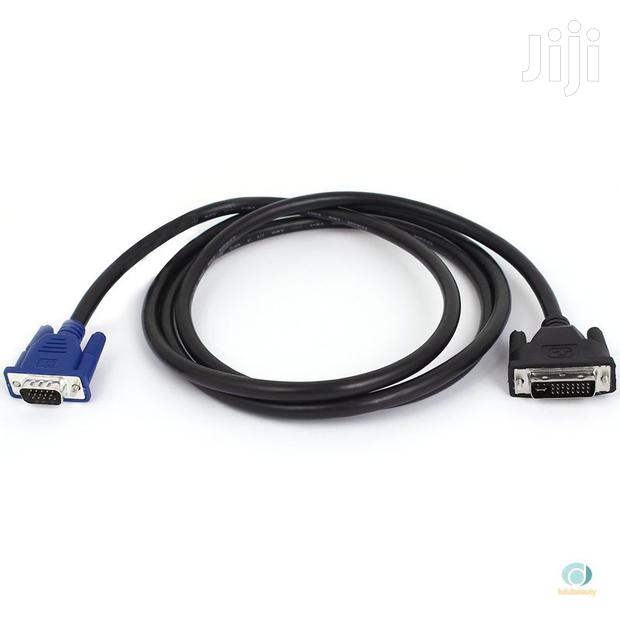 1.2m DVI to VGA Cable DVI-I Dual Link 24+5 to VGA Male Cable · Photo 1