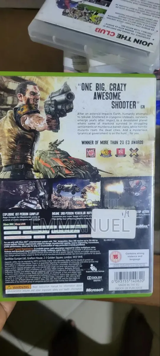 Rage Xbox 360 · Photo 1