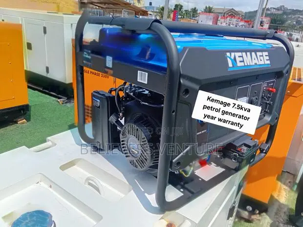 Kemage 7.5kVA Generator – Efficient Petrol Power for Home and Shop · Photo 1