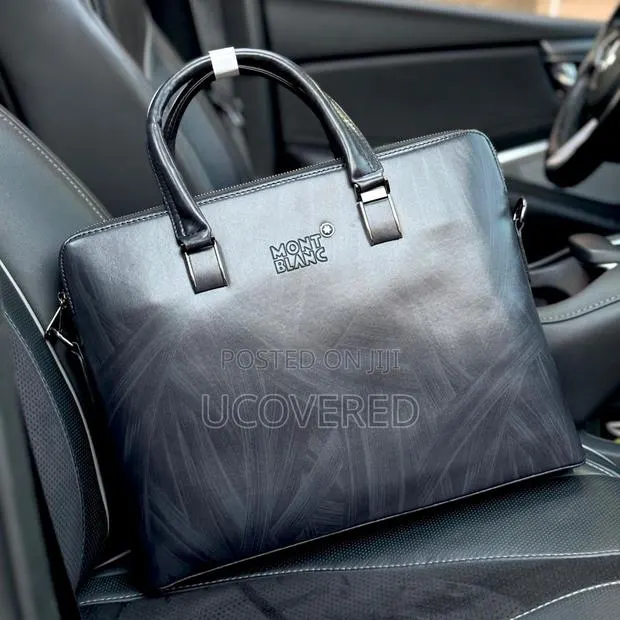 Branded Business Leather Messenger Bag/ Business Travel Bag · Photo 1