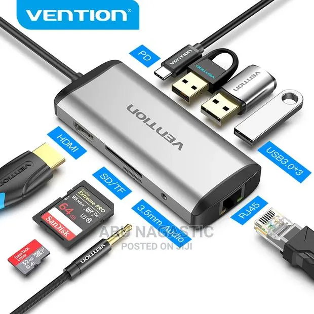 Vention 10in1 USB-C Type C Hub Dock Station · Photo 1