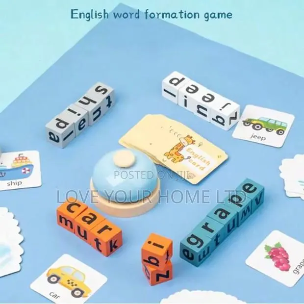 Educational Learning Toy With Letter Blocks Bell · Photo 1