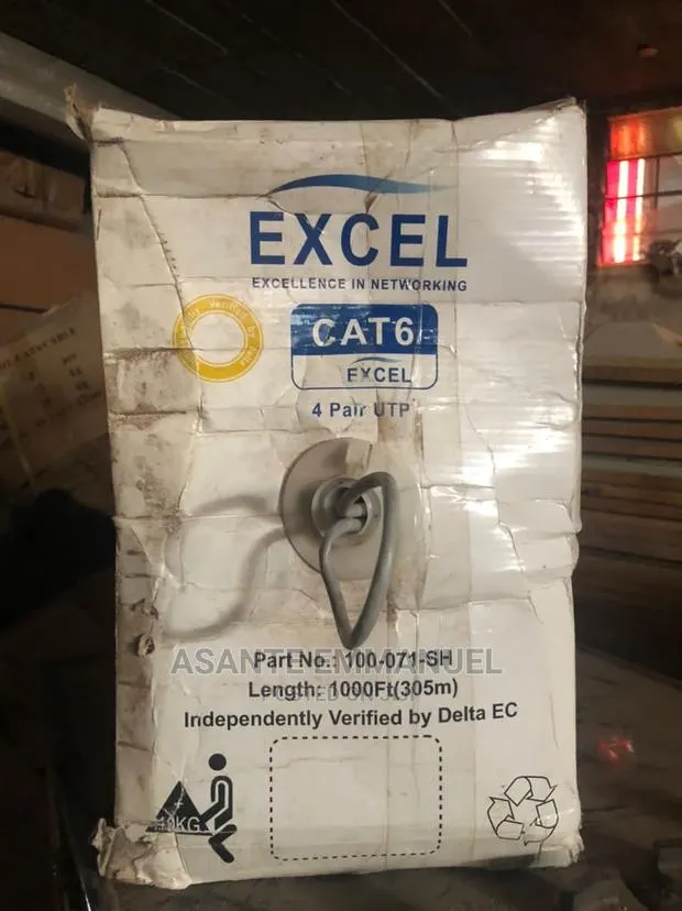 Excel Cat6 Utp External Grey Sheath Data Cable · Photo 1