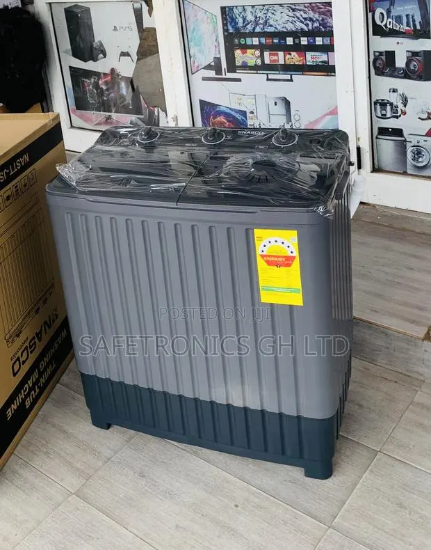 Choose New Nasco Washing Machine Semi Automatic 8 Kg Grey · Photo 1