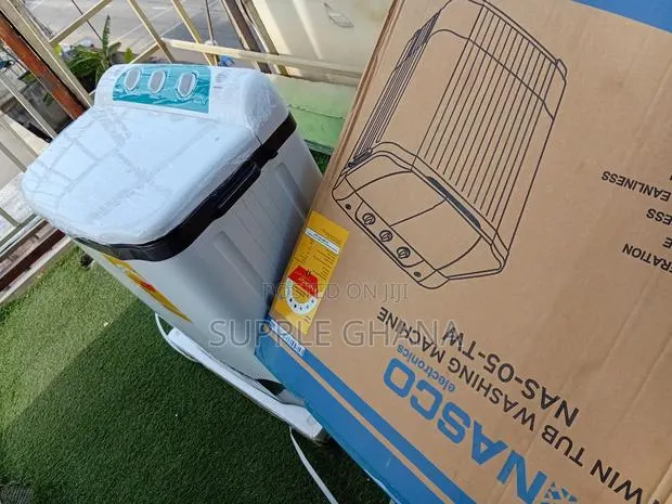 Nasco 5kg Twin Tub Washing Machine – Power Meets Convenience · Photo 1
