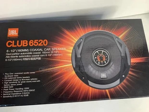 JBL Club 6520 6.5” Coaxial Car Speakers · Photo 1