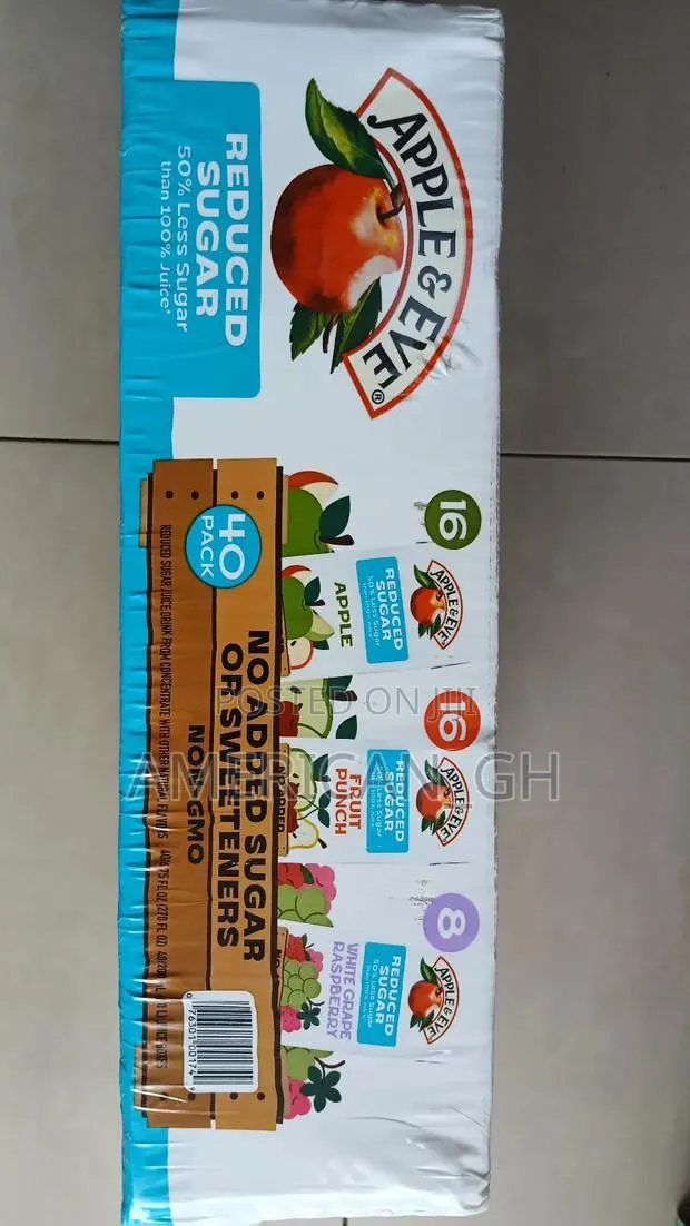 Apple and Eve Reduced Sugar Variety Pack (40pcs) · Photo 1