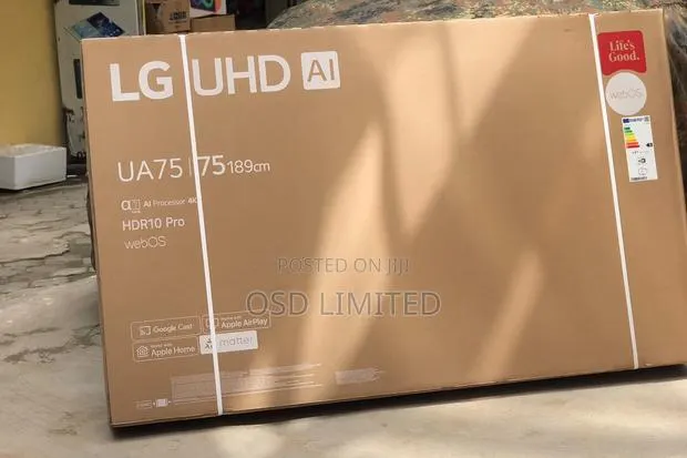 Experience Cinematic Magic With LG 75" Smart TV · Photo 1