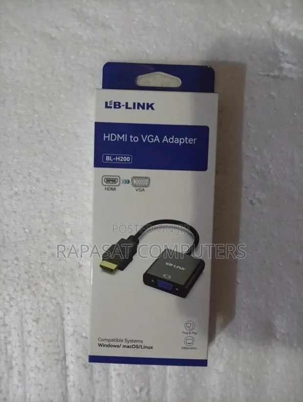 Lblink Hdmi Male to Vga Female With Audio Adapter Bl-H200 · Photo 1