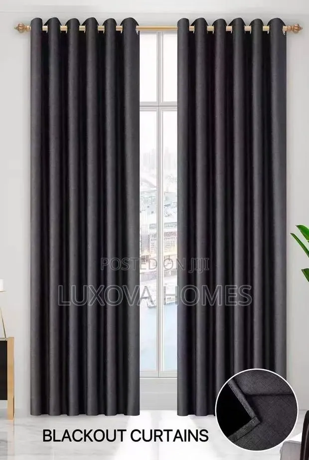 Affordable 2in1 Blackout Curtains- Available in Different Colours · Photo 1