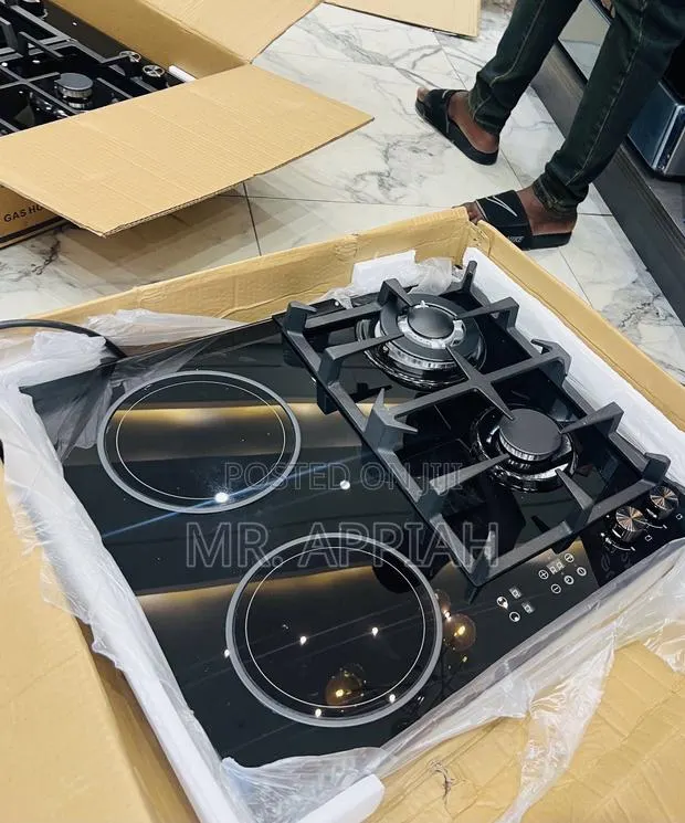 Sleek Slim Kenwood 60cm 2 Gas + 2 Electric Hob(Glass) · Photo 1