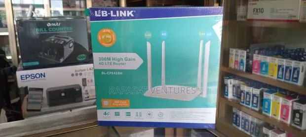 Lb-Link Bl-Cpe450h 4g Sim Card Router (2 Lan 1 Wan, 4 Antennas) · Photo 1