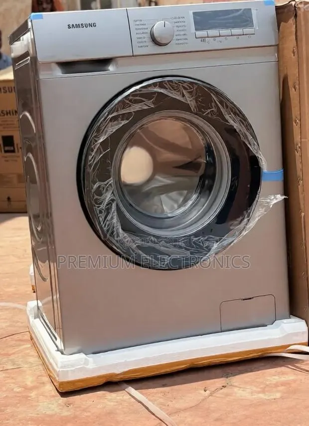 Samsung 8kg Front Load Silver Full Auto Washing Machine Ww80t3040bs/Nq · Photo 1
