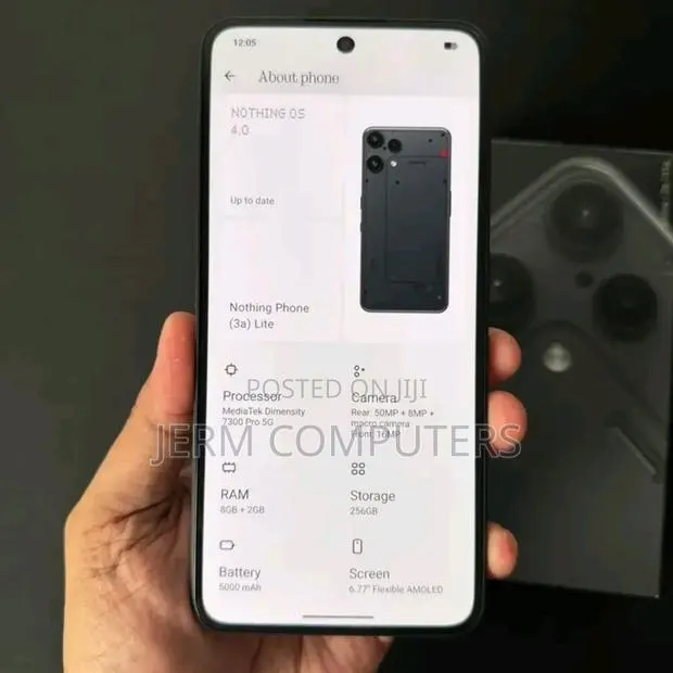 New Nothing Phone 3a Lite 256 GB Black · Photo 3